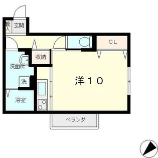リヴェール【1階】の間取り