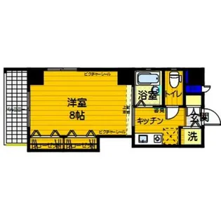 ノーブル大濠南【503号室】の間取り