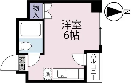 ウエストビル【4階】の間取り