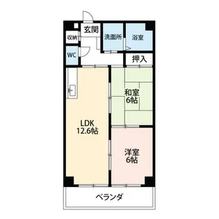 アドヴァンス【4階】の間取り