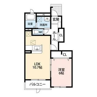 レジデンスH・M【1階】の間取り