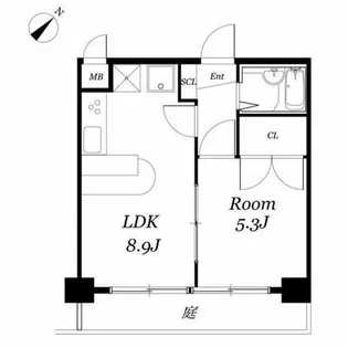 カーサノア八事【1階】の間取り