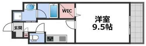Shining布施離宮【4階】の間取り
