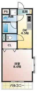 ア・ラ・モード6【2階】の間取り