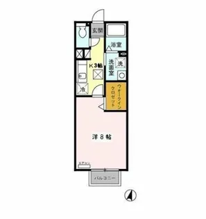 ブライツコート【1階】の間取り