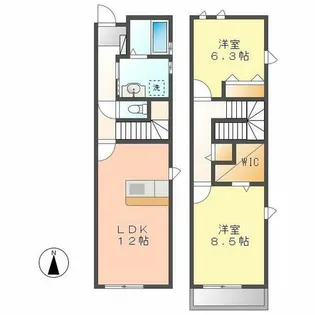 GRAND FORⅡ【101号室】の間取り