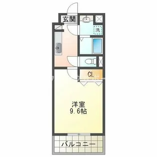 シエルオカモト【2階】の間取り