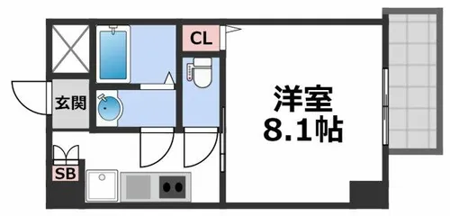 CLASS HILLS 新深江【3階】の間取り