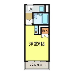 レジデンス サザン【401号室】の間取り