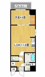 MANDARIN COURT深井駅前【4階】の間取り