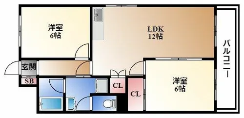 シティアーク新栄【4階】の間取り