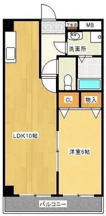 エテルネルソレイユⅢ【2階】の間取り