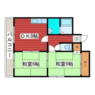 SKコスモビル【3階】の間取り