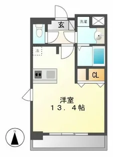 プレサンス泉アーバンゲート【15階】の間取り