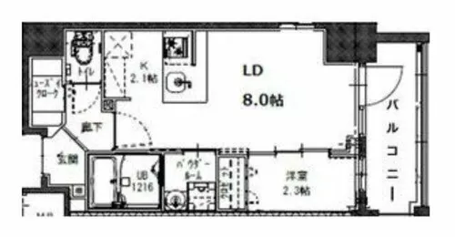 JMFレジデンス海老江【9階】の間取り