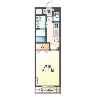 コンフォート【1階】の間取り