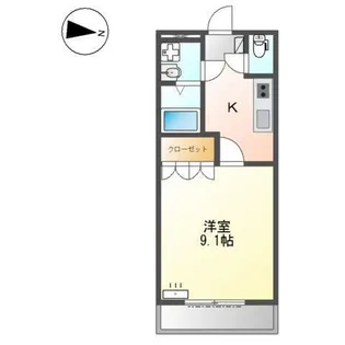 グランディール【1階】の間取り