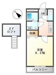 ルミナスハイツ【201号室】の間取り