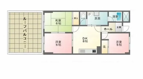 グレースコート青葉丘【1階】の間取り