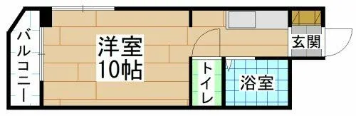 レジデンス馬借【2階】の間取り