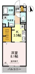 Be・Allayed【1階】の間取り