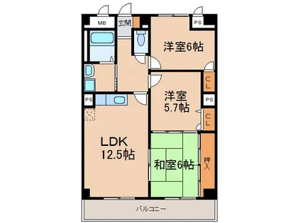 RIO LADO【2階】の間取り