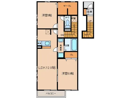 パストラル【B202号室】の間取り
