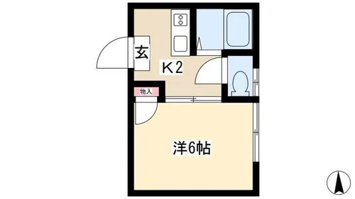 ブルーメゾン白壁【1階】の間取り