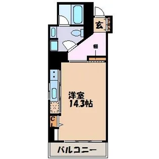 丸の内セントラルハイツ【9階】の間取り