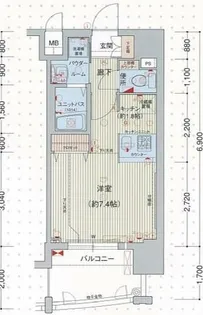 プレサンス新栄リミックス【10階】の間取り