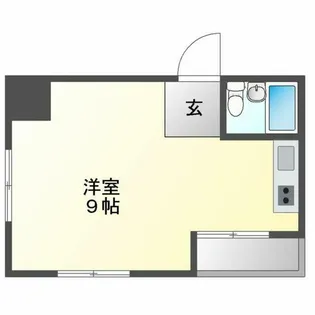 マルイチビル【4D号室】の間取り