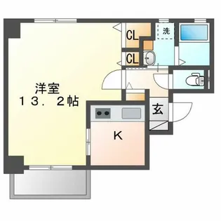 La casa alba due【801号室】の間取り