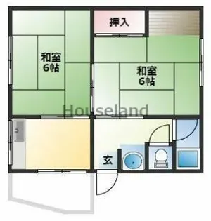 コーポ末吉【1階】の間取り