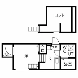 リベルテフルール花池町【2階】の間取り