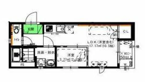 Miraile【3階】の間取り