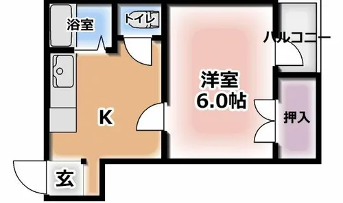 M’プラザ西三荘駅前【2階】の間取り