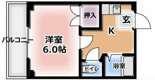 M’プラザ西三荘駅前【3階】の間取り