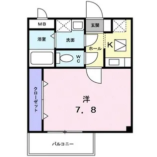 メゾン・プラティーク【105号室】の間取り