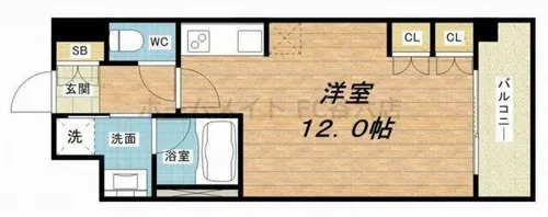 KDXレジデンス本町橋【11階】の間取り
