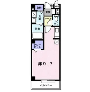 リフレ東百舌鳥B棟【2階】の間取り