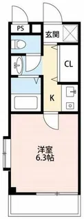 エドスプリングス東館【1階】の間取り