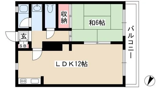 メゾン丸正【2階】の間取り