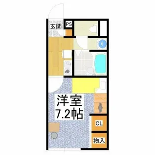 スタンドアップ錦町【2階】の間取り