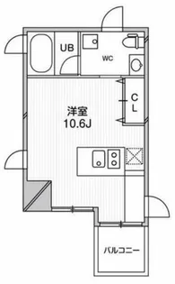 ルクレ堺筋本町レジデンス【2階】の間取り