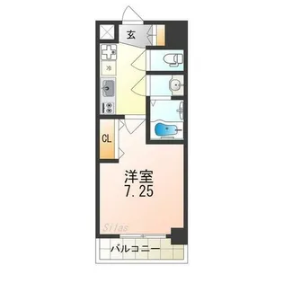 Luxeなかもず【11階】の間取り
