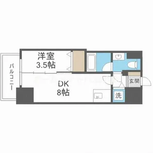イグレック南本町【7階】の間取り