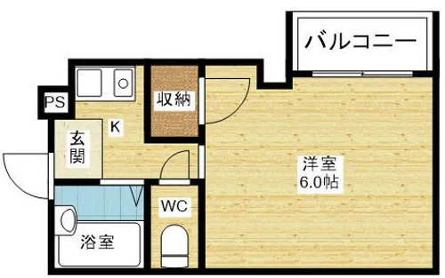 クレイン新大阪【6階】の間取り
