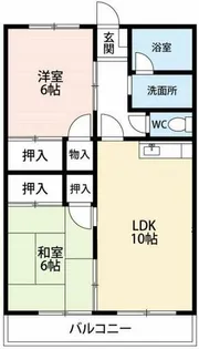グリーンハイツ三円【302号室】の間取り