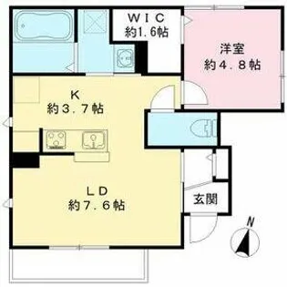 ユアメゾン三ノ輪【101号室】の間取り