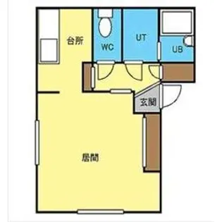 アルカディアコート【101号室】の間取り